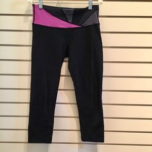Lululemon cropped wunder under leggings